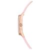 Crystalline Aura Uhr, Swiss Made, Lederarmband, Rosa, roségoldfarbenes Finish Crystalline Aura Uhr, Swiss Made, Lederarmband, Rosa, roségoldfarbenes Finish