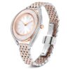 Crystalline Aura Uhr, Swiss Made, Metallarmband, Roségold-Farbton, gemischte Metalloberfläche Crystalline Aura Uhr, Swiss Made, Metallarmband, Roségold-Farbton, gemischte Metalloberfläche
