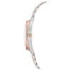 Crystalline Aura Uhr, Swiss Made, Metallarmband, Roségold-Farbton, gemischte Metalloberfläche Crystalline Aura Uhr, Swiss Made, Metallarmband, Roségold-Farbton, gemischte Metalloberfläche