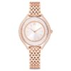 Crystalline Aura Uhr, Swiss Made, Metallarmband, Roségold-Farbton, roségoldfarbene Oberfläche Crystalline Aura Uhr, Swiss Made, Metallarmband, Roségold-Farbton, roségoldfarbene Oberfläche