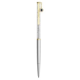 Crystalline Kugelschreiber „Evil Eye“, goldfarben, Metall-Mix-Finish