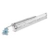 Crystalline Kugelschreiber Teddy, Blau, blau lackiert, verchromt