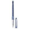 Crystalline-Rollerball-Stift Blau, verchromt Crystalline-Rollerball-Stift Blau, verchromt