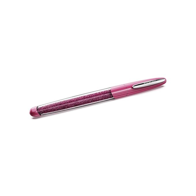 Crystalline-Rollerball-Stift in Rosa, verchromt Crystalline-Rollerball-Stift in Rosa, verchromt