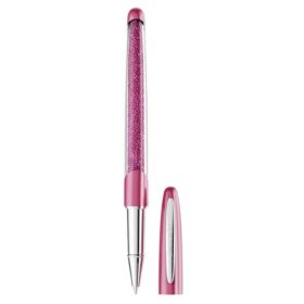 Crystalline-Rollerball-Stift in Rosa, verchromt