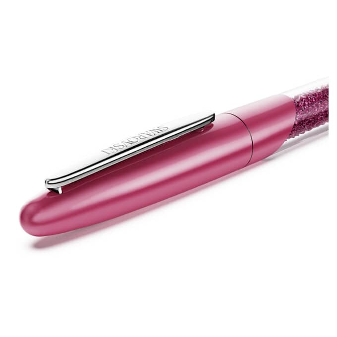 Crystalline-Rollerball-Stift in Rosa, verchromt Crystalline-Rollerball-Stift in Rosa, verchromt