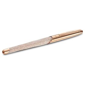 Crystalline-Rollerball-Stift in Roségold-Optik, roségoldfarben beschichtet