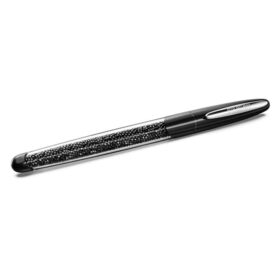 Crystalline-Rollerball-Stift, schwarz, verchromt