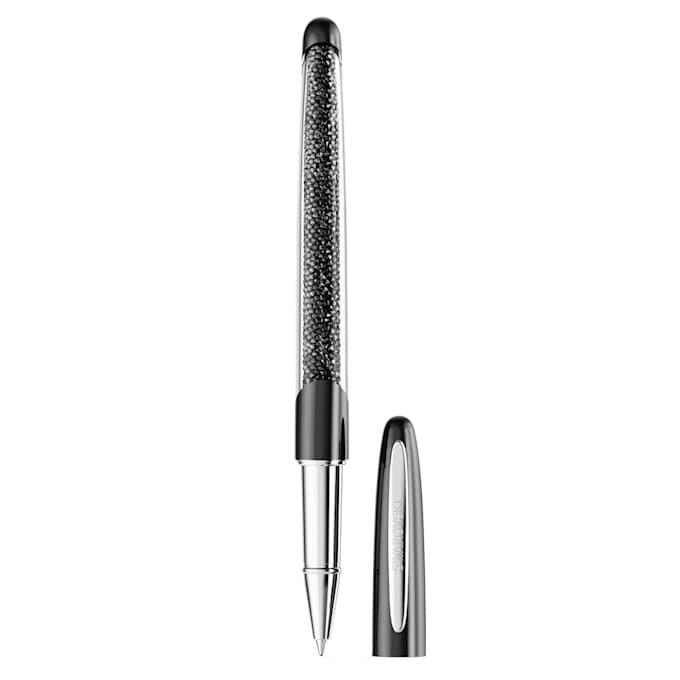 Crystalline-Rollerball-Stift, schwarz, verchromt Crystalline-Rollerball-Stift, schwarz, verchromt