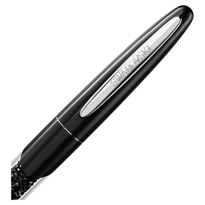 Crystalline-Rollerball-Stift, schwarz, verchromt Crystalline-Rollerball-Stift, schwarz, verchromt