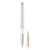 Crystalline-Rollerball-Stift, weiß, roségoldfarben plattiert Crystalline-Rollerball-Stift, weiß, roségoldfarben plattiert