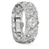 Curiosa Armreif-Uhr mit Kristallarmband, silberfarben, Edelstahl Curiosa Armreif-Uhr mit Kristallarmband, silberfarben, Edelstahl