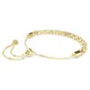 Dextera-Armband mit rundem Schliff, weiß, goldfarben