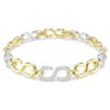 Dextera-Armband mit rundem Schliff, weiß, Metallmix-Finish