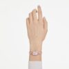 Dextera Armreif-Uhr Swiss Made, Metallarmband, Rosa, roségoldfarben plattiert