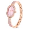 Dextera Armreif-Uhr Swiss Made, Metallarmband, Rosa, roségoldfarben plattiert