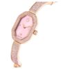 Dextera Armreif-Uhr Swiss Made, Metallarmband, Rosa, roségoldfarben plattiert