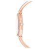 Dextera Armreif-Uhr Swiss Made, Metallarmband, Rosa, roségoldfarben plattiert