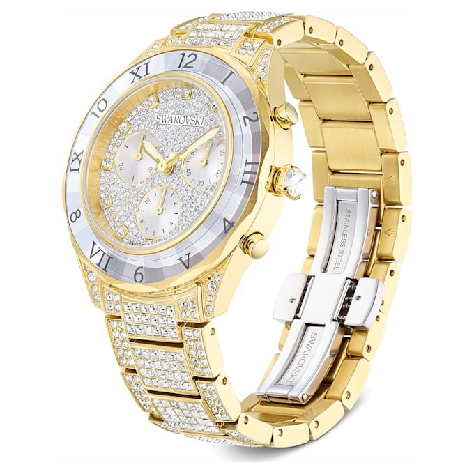 Dextera Lux Uhr, Swiss Made, Metallarmband, goldfarben, goldfarbene Oberfläche Dextera Lux Uhr, Swiss Made, Metallarmband, goldfarben, goldfarbene Oberfläche