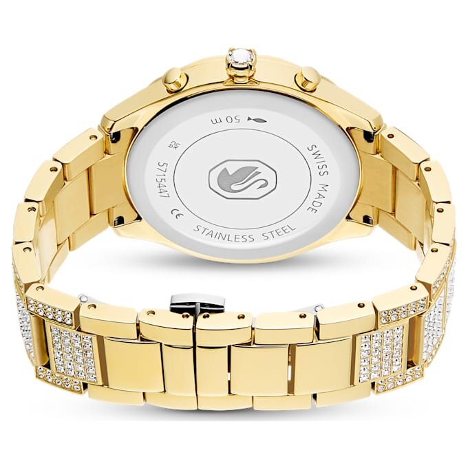 Dextera Lux Uhr, Swiss Made, Metallarmband, goldfarben, goldfarbene Oberfläche Dextera Lux Uhr, Swiss Made, Metallarmband, goldfarben, goldfarbene Oberfläche