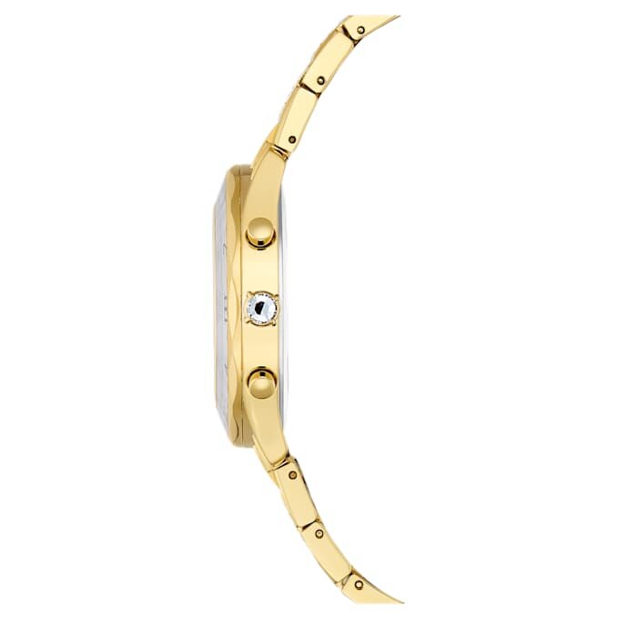 Dextera Lux Uhr, Swiss Made, Metallarmband, goldfarben, goldfarbene Oberfläche Dextera Lux Uhr, Swiss Made, Metallarmband, goldfarben, goldfarbene Oberfläche