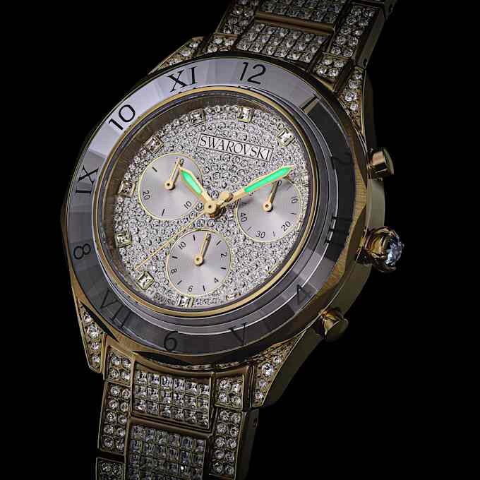 Dextera Lux Uhr, Swiss Made, Metallarmband, goldfarben, goldfarbene Oberfläche Dextera Lux Uhr, Swiss Made, Metallarmband, goldfarben, goldfarbene Oberfläche