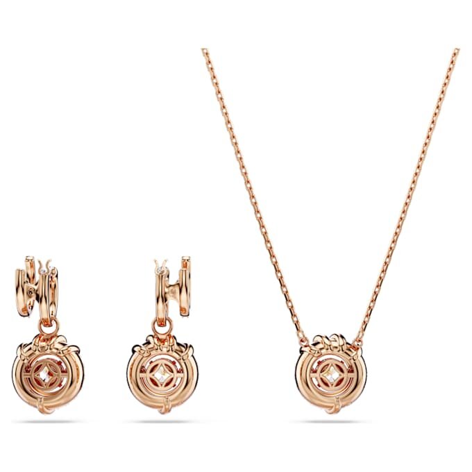 Drachen- & Phönix-Set „Drachenklaue“, Weiß, roségoldfarben plattiert Drachen- & Phönix-Set „Drachenklaue“, Weiß, roségoldfarben plattiert