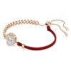 Drachen- und Phönix-Armbänder „Drachenklaue“, rot, gemischte Metalloberfläche