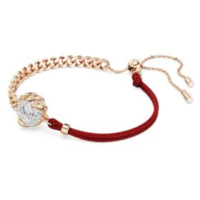 Drachen- und Phönix-Armbänder „Drachenklaue“, rot, gemischte Metalloberfläche