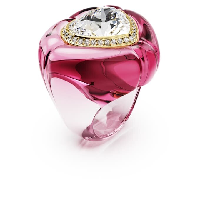 Dulcis Cocktailring, Herzschliff, Pavé, Herz, Rosa Dulcis Cocktailring, Herzschliff, Pavé, Herz, Rosa