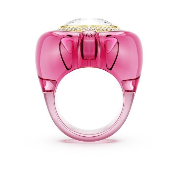 Dulcis Cocktailring, Herzschliff, Pavé, Herz, Rosa Dulcis Cocktailring, Herzschliff, Pavé, Herz, Rosa