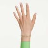 Ein Angelic Armband, Rundschliff, Karamell, goldfarben plattiert