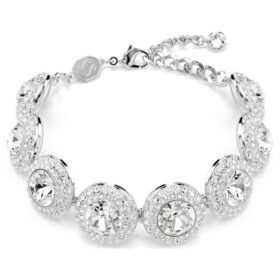 Ein Angelic Armband Weiß, rhodiniert
