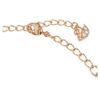 Ein Armband, runder Schliff, ovale Form, weiß, roségoldfarben plattiert Ein Armband, runder Schliff, ovale Form, weiß, roségoldfarben plattiert