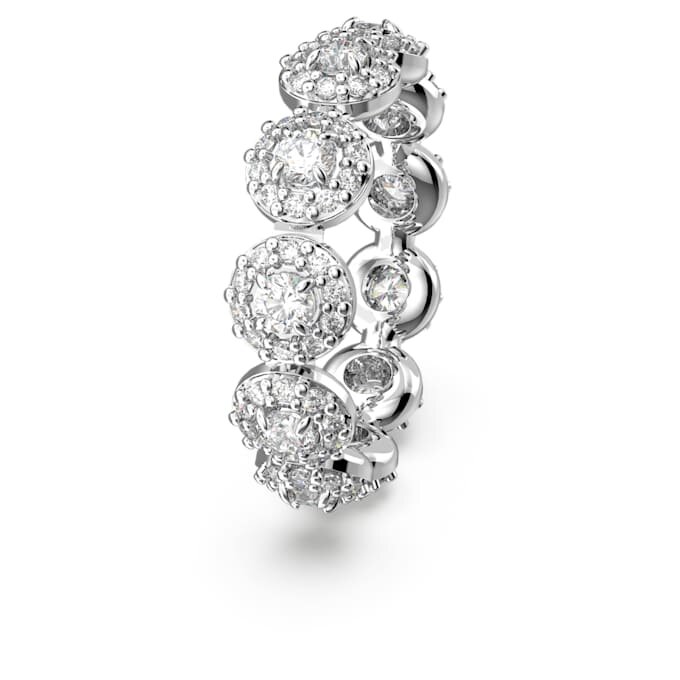 Eine Angelic Ring, Rundschliff, Weiß, rhodiniert Eine Angelic Ring, Rundschliff, Weiß, rhodiniert