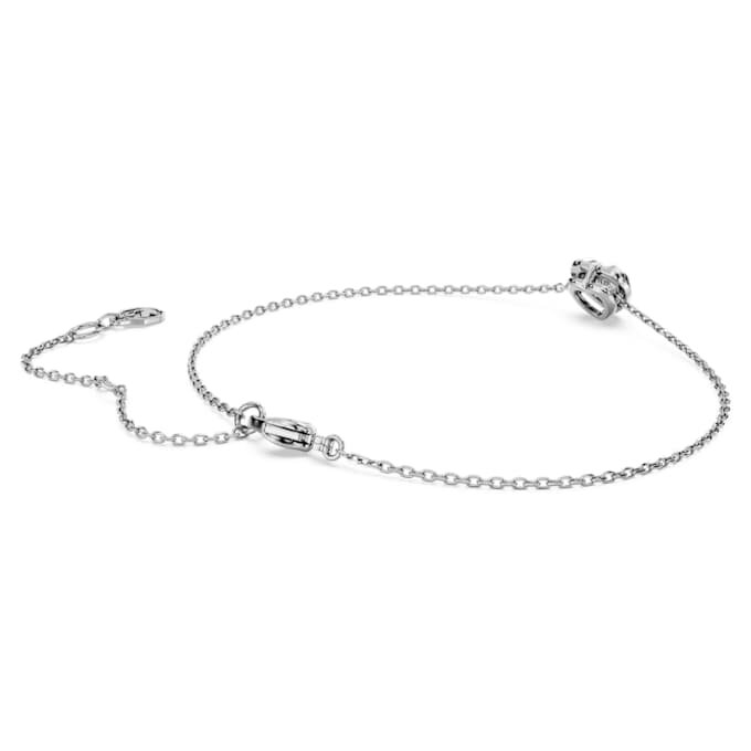 Eternity-Armband mit im Labor gezüchteten Diamanten, 0,5 Karat insgesamt, Herzform, Sterlingsilber Eternity-Armband mit im Labor gezüchteten Diamanten, 0,5 Karat insgesamt, Herzform, Sterlingsilber