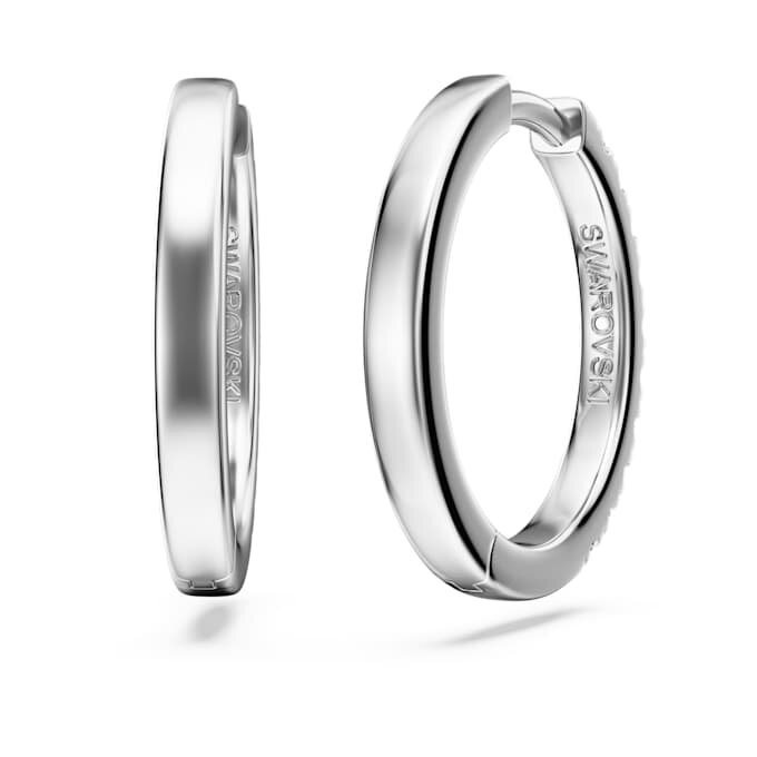 Eternity-Ohrringe mit im Labor gezüchteten Diamanten, 0,56 Karat insgesamt, runde Form, Sterlingsilber Eternity-Ohrringe mit im Labor gezüchteten Diamanten, 0,56 Karat insgesamt, runde Form, Sterlingsilber