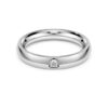 Eternity-Ring mit im Labor gezüchteten Diamanten, 0,05 Karat insgesamt, runde Form, 14 Karat Weißgold Eternity-Ring mit im Labor gezüchteten Diamanten, 0,05 Karat insgesamt, runde Form, 14 Karat Weißgold