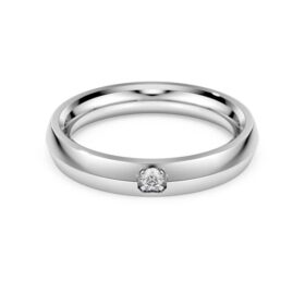 Eternity-Ring mit im Labor gezüchteten Diamanten, 0,05 Karat insgesamt, runde Form, 14 Karat Weißgold Eternity-Ring mit im Labor gezüchteten Diamanten, 0,05 Karat insgesamt, runde Form, 14 Karat Weißgold