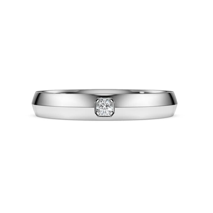 Eternity-Ring mit im Labor gezüchteten Diamanten, 0,05 Karat insgesamt, runde Form, 14 Karat Weißgold Eternity-Ring mit im Labor gezüchteten Diamanten, 0,05 Karat insgesamt, runde Form, 14 Karat Weißgold