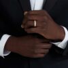Eternity-Ring mit im Labor gezüchteten Diamanten, 0,05 Karat insgesamt, runde Form, 14-karätiges Gelbgold