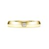 Eternity-Ring mit im Labor gezüchteten Diamanten, 0,05 Karat insgesamt, runde Form, 14-karätiges Gelbgold