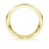 Eternity-Ring mit im Labor gezüchteten Diamanten, 0,05 Karat insgesamt, runde Form, 14-karätiges Gelbgold