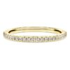 Eternity-Ring mit im Labor gezüchteten Diamanten, 0,2 Karat insgesamt, runde Form, 14 Karat Gelbgold