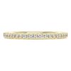 Eternity-Ring mit im Labor gezüchteten Diamanten, 0,2 Karat insgesamt, runde Form, 14 Karat Gelbgold