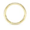 Eternity-Ring mit im Labor gezüchteten Diamanten, 0,2 Karat insgesamt, runde Form, 14 Karat Gelbgold