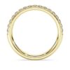 Eternity-Ring mit im Labor gezüchteten Diamanten, 0,4 Karat insgesamt, runde Form, 14-karätiges Gelbgold