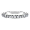 Eternity-Ring mit im Labor gezüchteten Diamanten, 0,4 Karat insgesamt, runde Form, 14K Weißgold