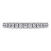 Eternity-Ring mit im Labor gezüchteten Diamanten, 0,4 Karat insgesamt, runde Form, 14K Weißgold