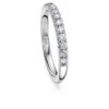 Eternity-Ring mit im Labor gezüchteten Diamanten, 0,4 Karat insgesamt, runde Form, 14K Weißgold